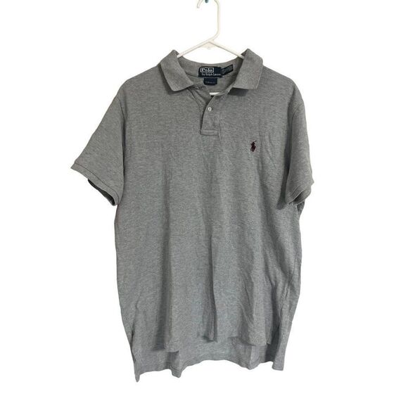 Polo Ralph Lauren Other - polo by‎ Ralph Lauren gray cotton polo button top size large men's